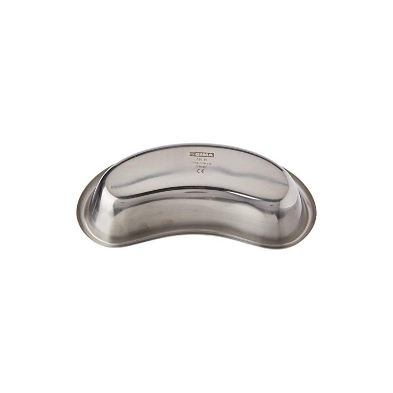 GIMA 26581 Stainless Steel Kidney Dish, Deep, 207 mm x