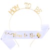 Mommy to be Sash Baby Shower Headband for Mom to