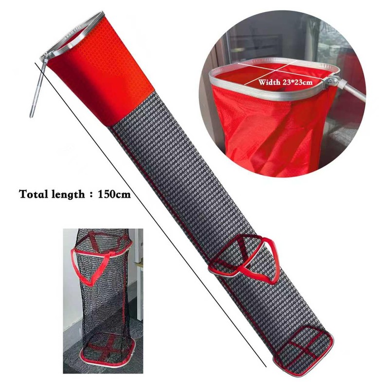YUBONUS 59″ Fishing Landing Net, Collapsible Fish Basket with Carry