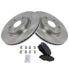 TRQ Front Brake Pad & Rotor Kit Brake Pads Brake