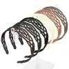 6 Pack Springtime Design Plastic Headbands for Women