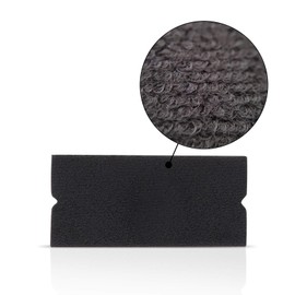 Ehdis 50 pcs Squeegee Buffer Felt for Vinyl, Vinyl Tools for Squeegee, Fabric Felt, Scratch Free Soft, Wet Dry Felt for Vinyl Squeegee, 10x4.8cm (Not Included Squeegee)