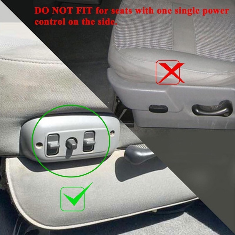 NLQR Cloth Gray Front Driver Side Bottom and Seat Cushion