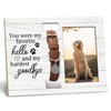 XNXLDYLH Dog Cat Pet Memorial Picture Frame with Collar Holder,