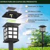 Luces Solares GIGALUMI FXD-12 – Pack 12 LED impermeables para