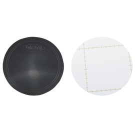 E-outstanding 2PCS Black Single Pedal Patch Self-Adhesive Drumhead Patch Protector for Kick Bass Durm Parts