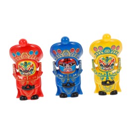 FELTECHELECTR 3Pcs Sichuan Opera Face Changing Dolls Chinese Ancient Ornament Toys for Traditional Cultural Souvenirs for Boys and Girls