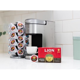 Lion Coffee Original Medium Roast Coffee, Single-Serve Coffee Pods, Compatible with Keurig Brewers, A Taste of Aloha - (12 Count Box)