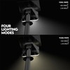 2-Pack Solar Spotlights with 64 LEDs, IP65 Waterproof Outdoor Landscape