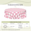 Ohocut Checkered Table Cloth Rectangle Table, Classic Checkerboard Tablecloth for