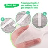 Lizusidtsy 20 PCS Cosmetic Make Up Brushes Guards Mesh Protectors