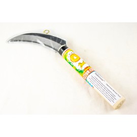4.5" Kikufuji Serrated Blade Sickle for Bonsai Tree Re-Potting Tool & All Purposes Tool (KIKU4.5)