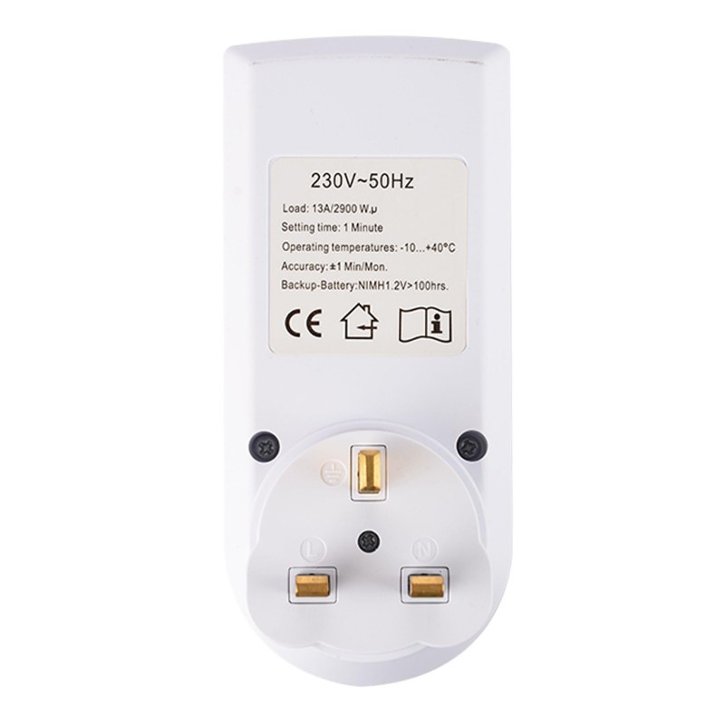 Lyvia - 4721 - Plug Through 7 Day Timer