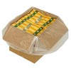 Popcorn Bags, 85 oz Capacity, Yellow Striped Design with Green