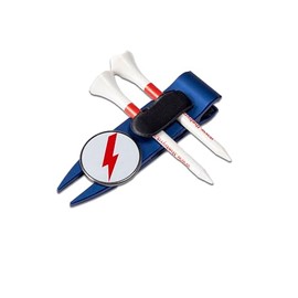 The Byrd Golf Multitool Divot Clyp | Streamlined Golf Accessories for Men | Organizes Tees, Ball Marker & Divot Tool | Essential Golf Gear for Focused Rounds, Blue
