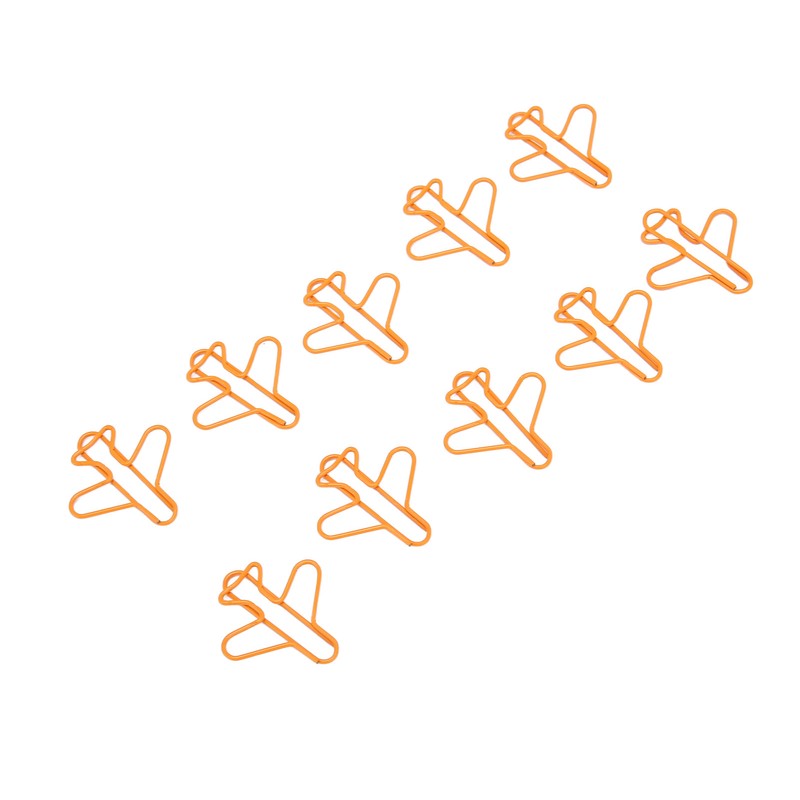 Aircraft Shape Paper Clips Cute Small Paperclips for Office School