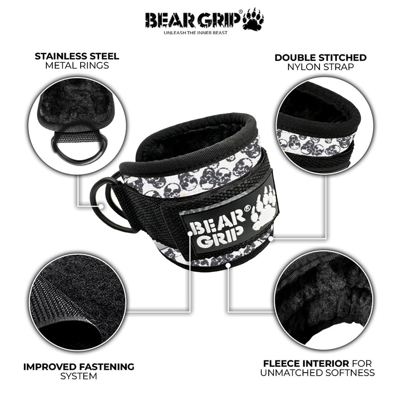 BEAR GRIP - Ankle Straps for Cables with New Fleece