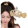 Herbeluemily Hair Claw Clip Rhinestone Bijou Ponytail Clip Ponytail Holder