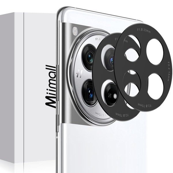 Miimall [2 Pack for Oneplus 12 Camera Lens Protector, Oneplus