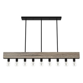 Hunter Fan Company 19060 Donelson Linear Chandelier, Rustic Iron