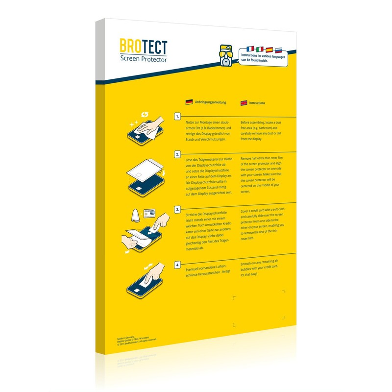 brotect Screen Protector Anti-Glare compatible with John Deere G5 Universal