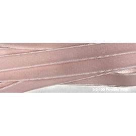 Cinta de terciopelo vintage de 0,95 cm, terciopelo rosa, terciopelo rosa perla, terciopelo rosa en polvo, terciopelo rosa malva, fabricado en Suiza 5,10 yardas- P, Terciopelo Rosa Polvo #100 de 3/8 pulgadas., 10 Yards, 1