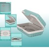 WEZCHUGHAOL Leakproof Travel Soap Dish with Lid - Draining Soap