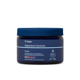 Trace Minerals Magnesium Glycinate Powder - Daily Magnesium Powder for Sleep Support - Calming Bedtime Drink - Natural & Gentle - Mixed Berry Lemonade - 180g (60 Servings)