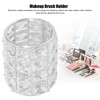 Crystal Makeup Brush Holder European Style Rounded Crystal Glass Cosmetic