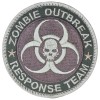 Unbranded ZOMBIE OUTBREAK RESPONSE TEAM BIOHAZARD SKULL TACTICAL MULTICAM IRON