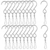 Shoyisenka 20 Stainless Steel Rotating Hooks, Heavy-Duty Hanging Hooks, Suitable
