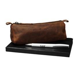 Greenburry Vintage Pencil Case Brown