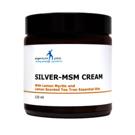 Silber-MSM Crème with Lemon Myrtle and Lemons Tea Tree Essential Oils - 120 ml