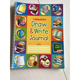Lakeshore Journal Draw Write Student Math Stem Notebook Primary K - 1st Grade
