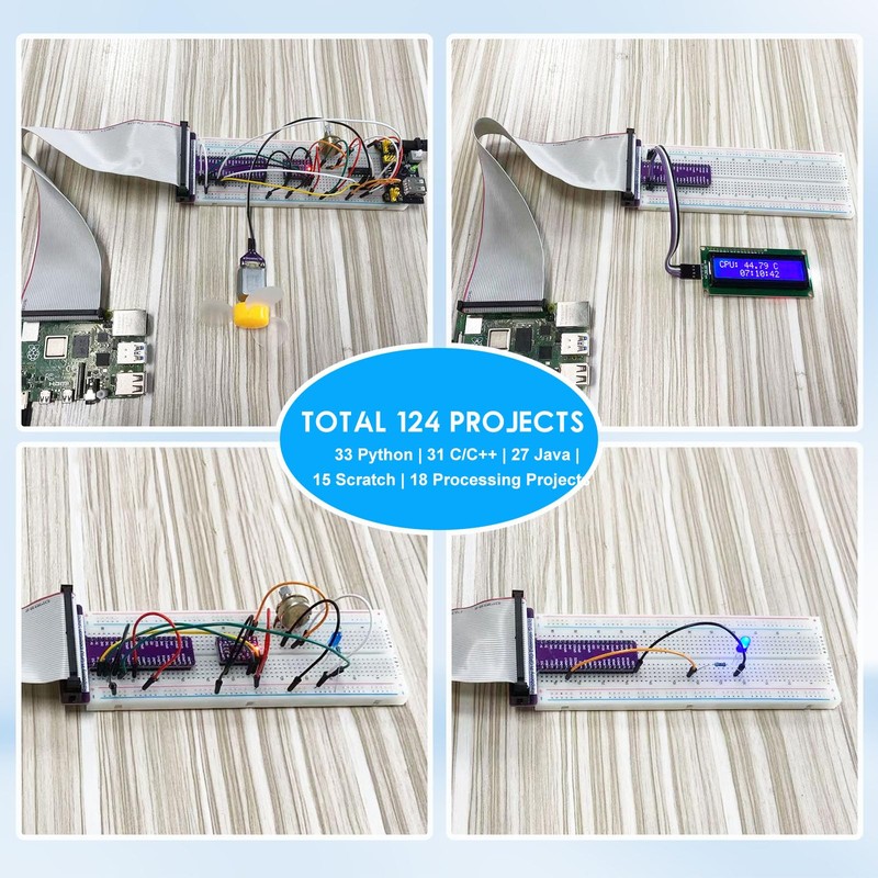 Ultimate Starter Kit for Raspberry Pi 5 4 B 3