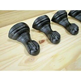 Midwest Craft House 4 Cast Iron Bathtub Clawfoot Claw Feet Foot Bath Tub Restoration Vintage Style