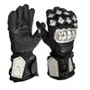 NORMAN Stainless Steel 100% Genuine Leather Motorcycle Waterproof Gloves -