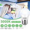 KQHBEN Refrigerator Light Bulb, 40W Equivalent, 5W Daylight White 5000K