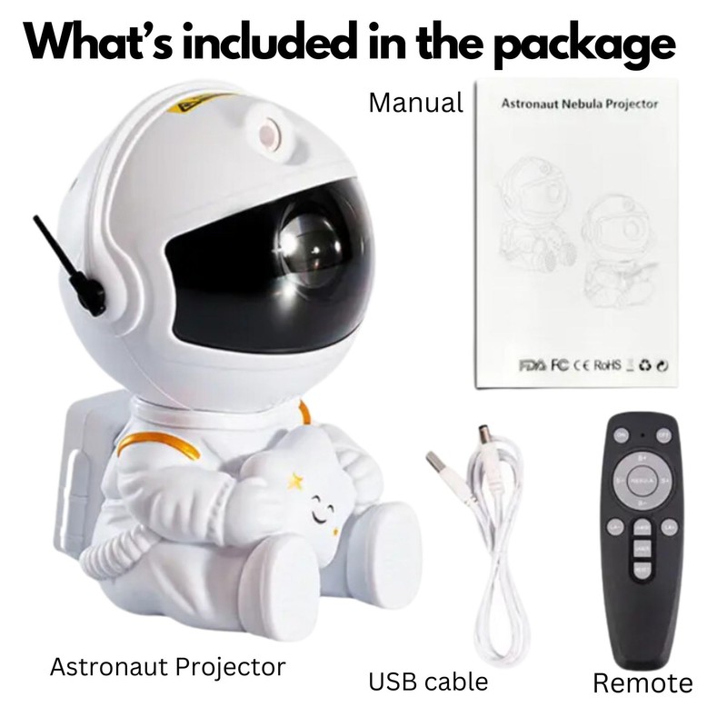 KOSU Astronaut Projector, Star Galaxy Light for Kids' Bedroom, Nebula