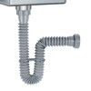 Flexible P-Trap for Kitchen Sink, 1-1/2 and 1-1/4 inch Drain