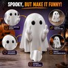 Funny Ghost Halloween Decoration Figurine for Home Display – Cute