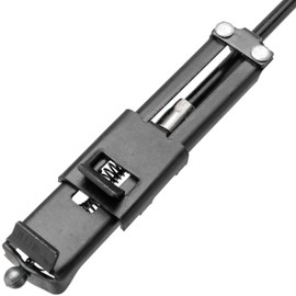 Powerbuilt Precision Adjustment Hose Clamp Pliers with Non-Slip Handle, 24" Flexible Cable & Ratcheting Lock Mechanism - Automotive Coolant & Radiator Hose Clamp Tool - 643091ECE