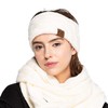 C.C Winter Fuzzy Fleece Lined Thick Knitted Headband Headwrap Earwarmer