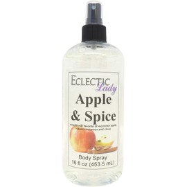 Eclectic Lady Apple and Spice Body Spray, 16 ounces, Body Mist for Women with Clean, Light & Gentle Fragrance, Cologne with Soft, Subtle Aroma For Daily Use