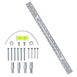 W11025649 AP6245752 Microwave Mounting Plate with Hardware Screws Kit Replacement for Whirlpool Kitchen-Aid Amana Maytag Microwave Mounting Bracket Replaces 4545957 PS12074431 (Includes Column Level)