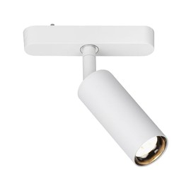 BRILONER - Luxtrail LED Tracklight Rail System, Warm White, Swivelling, Accessories, Tracklight, LED Spotlight, Ceiling Spotlight, Ceiling Light, Ceiling Light, 130 x 40 x 155 mm (L x D x H), White