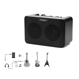 RuiJOTWAT Electric Guitar Amplifier Speaker 10 Watt Electric Guitar AMP,Black speaker