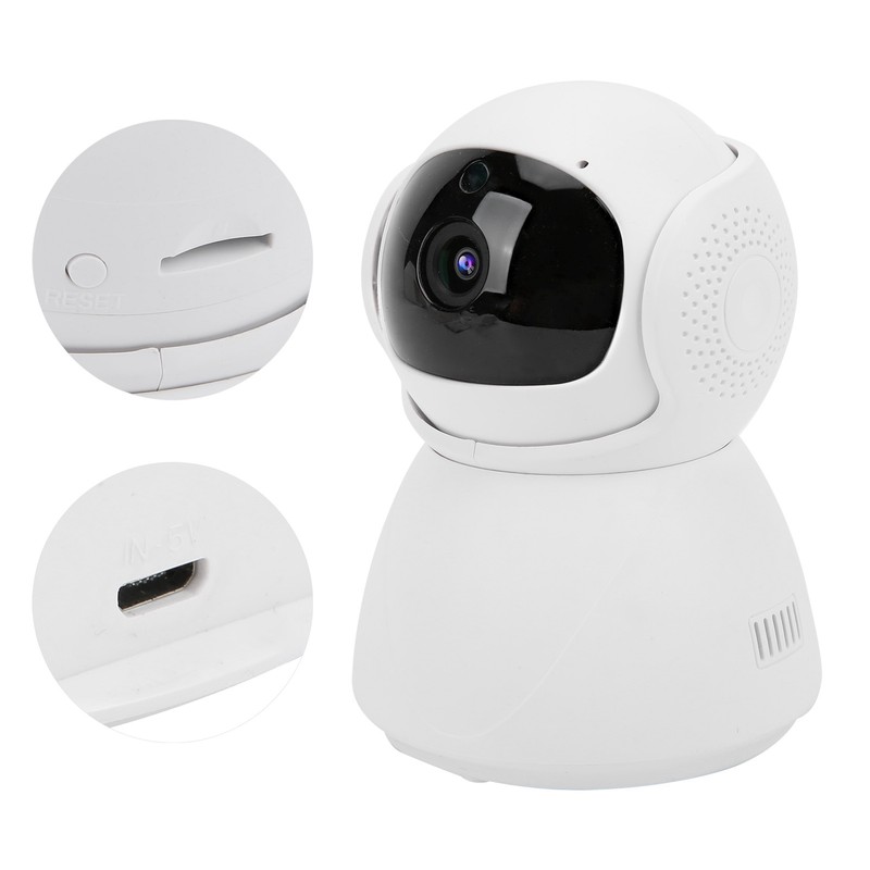 Security Camera WiFi 1080P PanTilt Night Vision 2Way Communication Mobile
