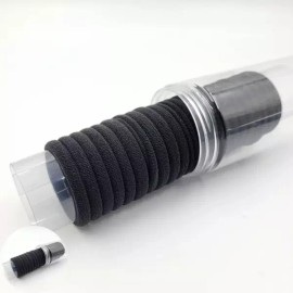 머리끈 블랙 고탄력 헤어 고무줄 세트 20개 세트 Black High-Elasticity Hair Rubber Band Set of 20