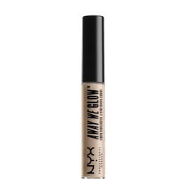 NYX Professional Makeup Away We Glow Liquid Highlighter, 0.22 Fluid Ounce, Crystal Glare, 1 Count